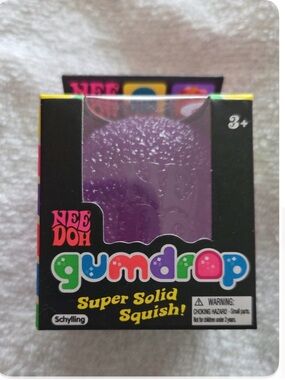 Needoh Gumdrop Super Solid Squish - Purple